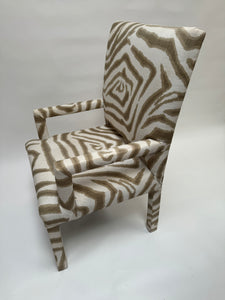 Contemporary Parsons Upholstered Arm Chair