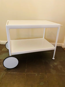White 1966 Collection Serving Cart by Richard Schultz for Knoll