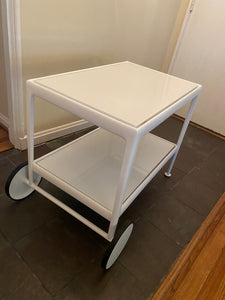 White 1966 Collection Serving Cart by Richard Schultz for Knoll