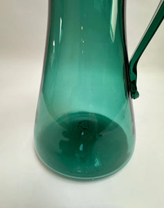 Vintage Wayne Husted Blenko 579 Pitcher in Juniper