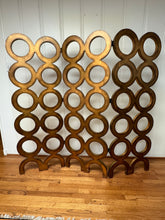 Mid Century Modern Brushed Gold Screen/Room Divider