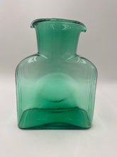 Vintage Blenko Double Spout Water Pitcher in Spring Green