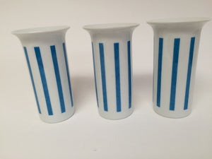 Lagardo Tackett for Schmid Striped Porcelain Cups