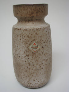 Vintage Scheurich Keramik 242-22 Brown Speckled West German Pottery Vase