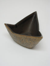 Mid Century Yamasan Modernist Brutalist Ikebana Studio Pottery Triangular Planter