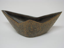 Mid Century Yamasan Modernist Brutalist Ikebana Studio Pottery Triangular Planter