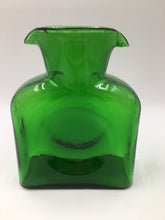 Vintage Blenko Green Water Bottle
