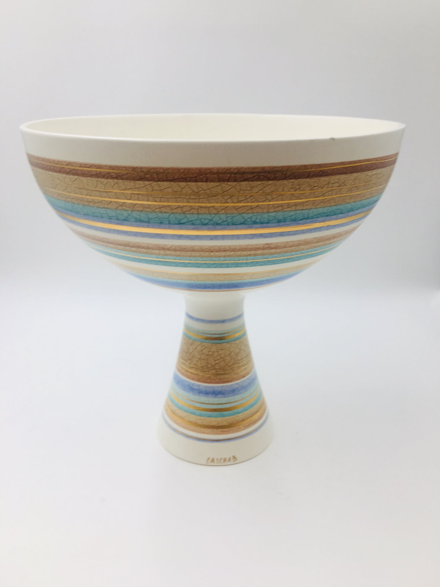 Mid-Century Sascha Brastoff “Midas/More Gold” Round Ceramic Bowl. -  antiques - by owner - collectibles sale - craigslist