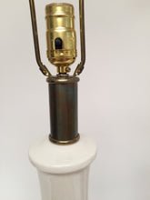 Mid Century Paul Hanson Ecru Ceramic Lamps - A Pair