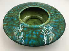 Vintage Blue & Green Freeman McFarlin Ceramic Planter