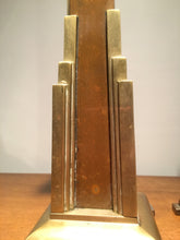 Art Deco Brass and Copper Candlesticks