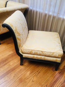 Hollywood Regency Vintage Slipper Chair