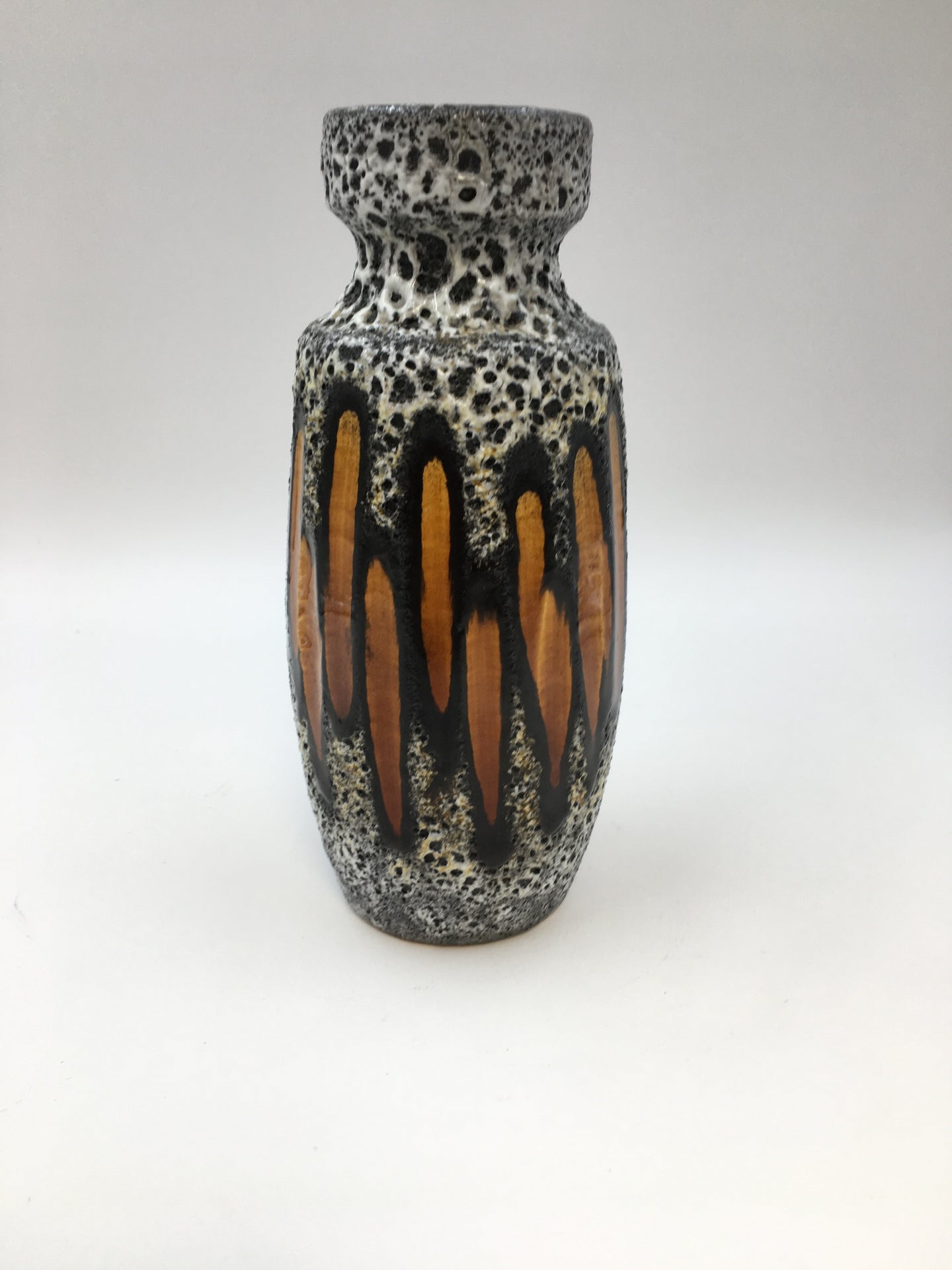 Vintage West German Scheurich Lora Fat Lava Vase