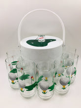 Vintage 19th Hole Ice Bucket and Highballs Set by Morgan Designs Bucket Brigade