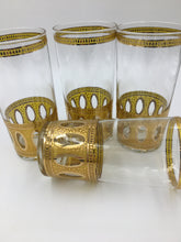Culver 22K Gold Antigua Highball Glasses